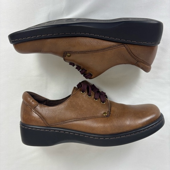 Naturalizer Leather 90’s Y2K Lace Up Comfort Oxford Dressy Shoes Brown Size 6.5 - Picture 8 of 15